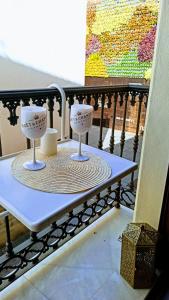 Balkón nebo terasa v ubytování Botánic Suite Malaga