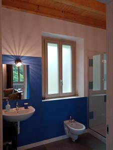 Koupelna v ubytování B&B La Corte del Segrino