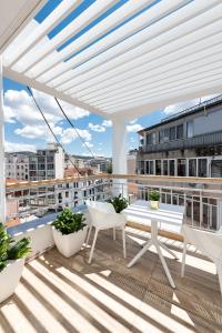 Balkón alebo terasa v ubytovaní Porto Sea View Apartments