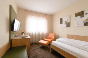 TV a/nebo společenská místnost v ubytování Danner´s Hotel Löwen