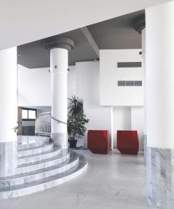 Χώρος καθιστικού στο Cavalieri Art Hotel