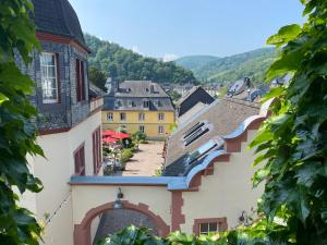 a view of the town from the castle at Haus Christine in Traben-Trarbach in Traben-Trarbach +18 photos