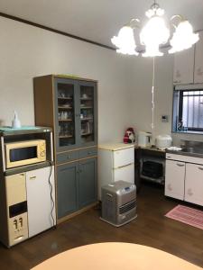 Köök või kööginurk majutusasutuses Youyousanso Modern B