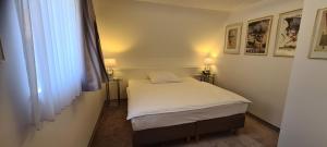 Postel nebo postele na pokoji v ubytování Hotel Garni "Am Ellinger Tor"