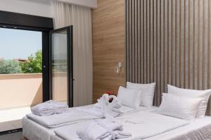 Postel nebo postele na pokoji v ubytování Holiday Park Zagyland