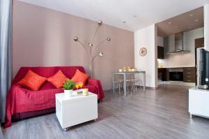 Zona de estar de New flat in the center-Eixample Passeig de Gracia