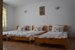 Postel nebo postele na pokoji v ubytování Pensiunea Bety