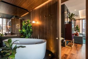 Posezení v ubytování Hotel Marquee Medellín