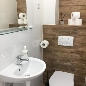 Kúpeľňa v ubytovaní Utešené Apartmány - Bratislava - Trnavské mýto