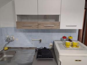 Η κουζίνα ή μικρή κουζίνα στο Apartman DM