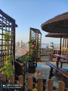 A balcony or terrace at Hotel Imperiale
