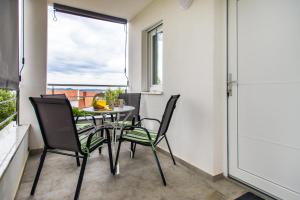 Balkón nebo terasa v ubytování Apartments Jedro