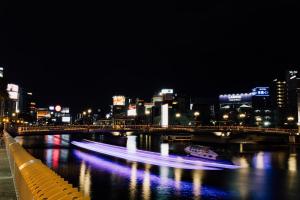 Nespecifikovaný výhled na destinaci Fukuoka nebo výhled na město při pohledu z hotelu