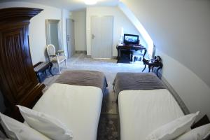 Krevet ili kreveti u jedinici u objektu Hotel Krasicki