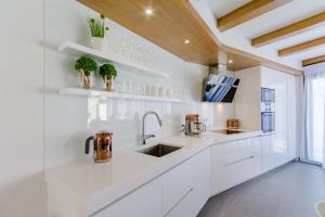 Kuchyňa alebo kuchynka v ubytovaní Villa Stone Pearl