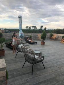 Balkón nebo terasa v ubytování Chaki Hotel