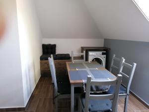 Posezení v ubytování Családbarát apartman