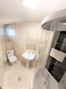 Ванна кімната в Camere de inchiriat Baltenii de Sus