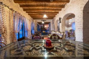 Posezení v ubytování Absolu Beldi Essaouira