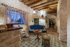 Posezení v ubytování Absolu Beldi Essaouira