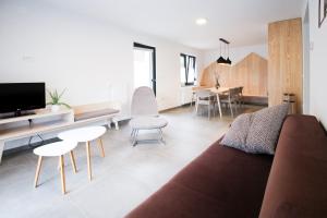 Posezení v ubytování Apartments ALPA VITA