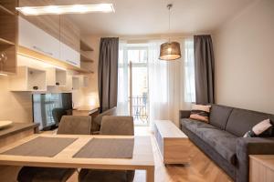 Posezení v ubytování Friendly apartments in Prague