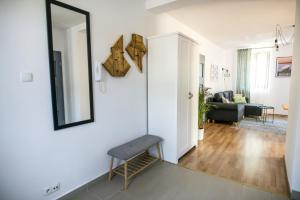Posedenie v ubytovaní Apartamenty Centrum Biskupiec