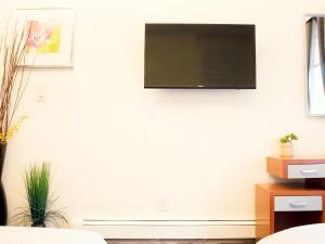 TV a/nebo společenská místnost v ubytování Midtown West Hotel + 33 fotografií