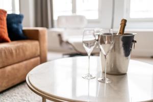 Posezení v ubytování Bossche Suites No2 - Verwersstraat