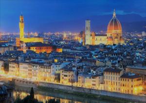 Výhľad na mesto Florencia alebo výhľad na mesto priamo z apartmánového hotela