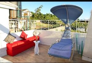 Posezení v ubytování Twiks Villa