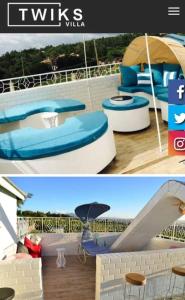 Bazén v ubytování Twiks Villa nebo v jeho okolí