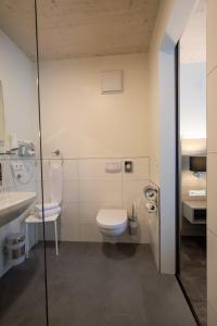 Koupelna v ubytování Hotel Holzscheiter