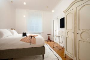 Posteľ alebo postele v izbe v ubytovaní Casavignoni luxury apartment near to Spanish step