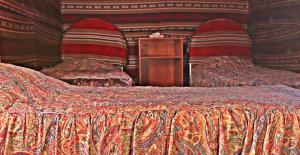 Krevet ili kreveti u jedinici u objektu Seven Wonders Bedouin Camp