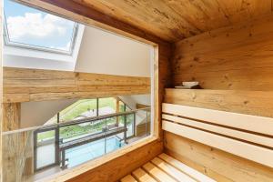 Balkón nebo terasa v ubytování SCHWARZENBACH - Apartments & Rooftop Pool