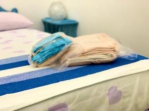Posteľ alebo postele v izbe v ubytovaní La finestrella dell’arte un orizzonte da guardare