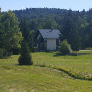 una casa en medio de un campo en Kuća za odmor Evolo, en Skrad