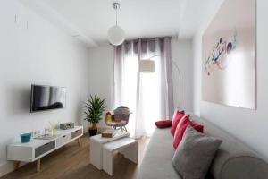 TV a/nebo společenská místnost v ubytování Pop Art, Un aroma a San Julián en Enladrillada