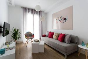TV a/nebo společenská místnost v ubytování Pop Art, Un aroma a San Julián en Enladrillada