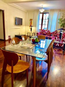 TV/trung tâm giải trí tại Peru Star Apart-Hotel
