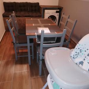 Posezení v ubytování Családbarát apartman