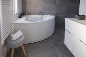 Koupelna v ubytování Villa Xaxat