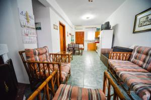 A seating area at Apartman Porto Blue Lux