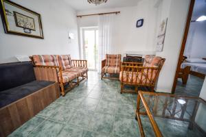 A seating area at Apartman Porto Blue Lux