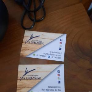 Certifikát, ocenenie alebo iný dokument vystavený v ubytovaní Affittacamere San Lorenzino