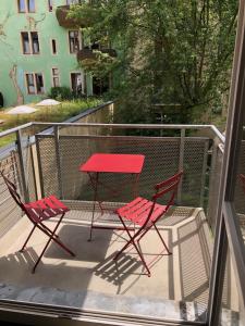 Μπαλκόνι ή βεράντα στο Studio Apartment in Dresden-Neustadt