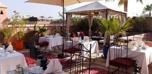 Restaurace v ubytování Arabian Riad Marrakech