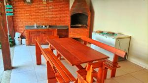 Nhà bếp/bếp nhỏ tại Varandas do Arraial- Hostel