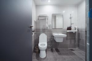 Koupelna v ubytování Aroomi Hotel Hyupjae